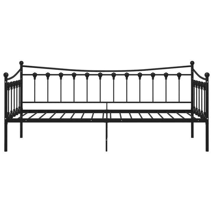 sengestel til sovesofa 90x200 cm metal sort