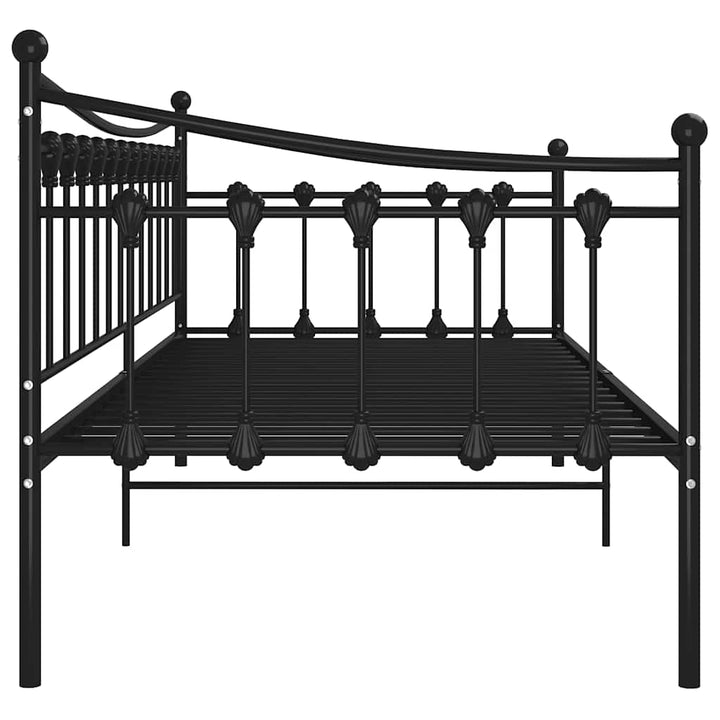sengestel til sovesofa 90x200 cm metal sort
