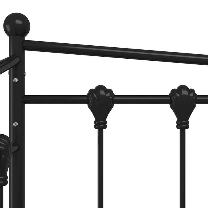 sengestel til sovesofa 90x200 cm metal sort