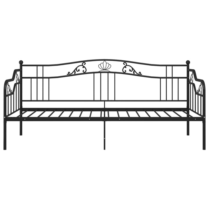 sengestel til sovesofa 90x200 cm metal sort
