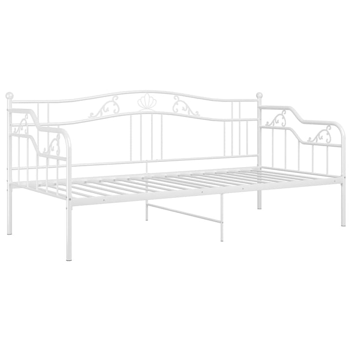 sengestel til sovesofa 90x200 cm metal hvid