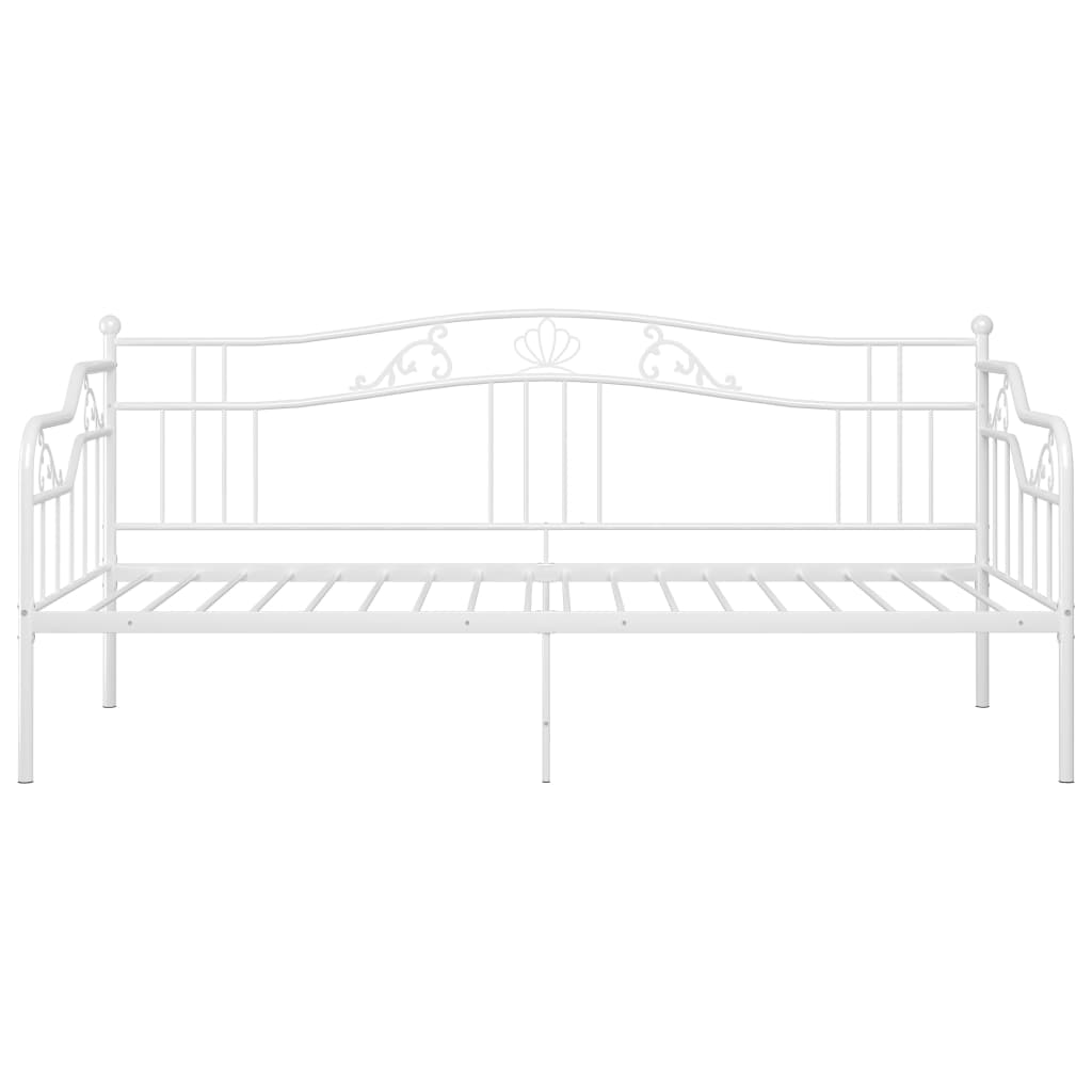 sengestel til sovesofa 90x200 cm metal hvid
