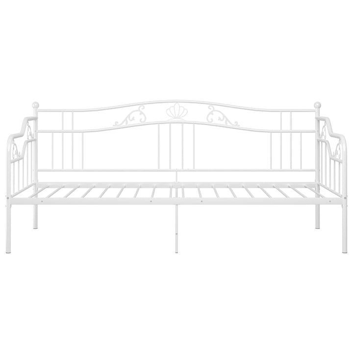 sengestel til sovesofa 90x200 cm metal hvid