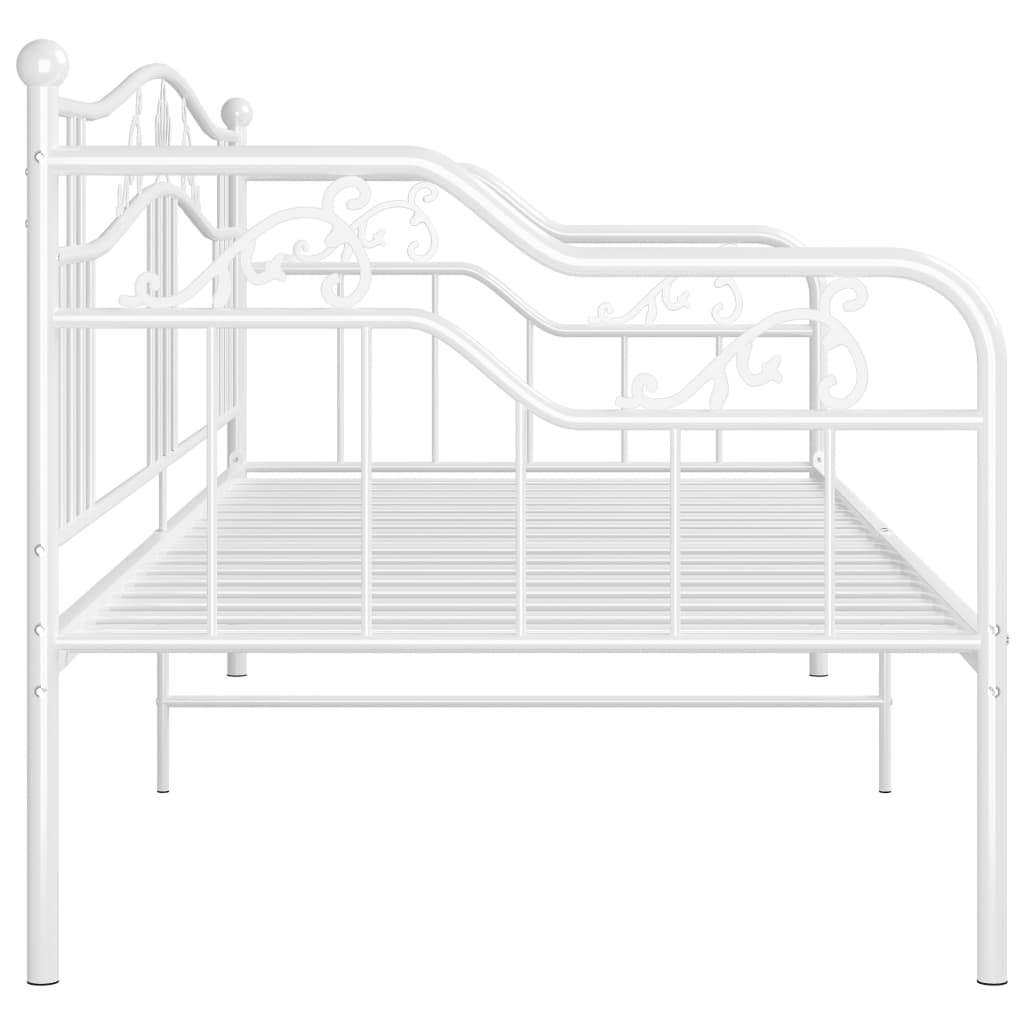 sengestel til sovesofa 90x200 cm metal hvid