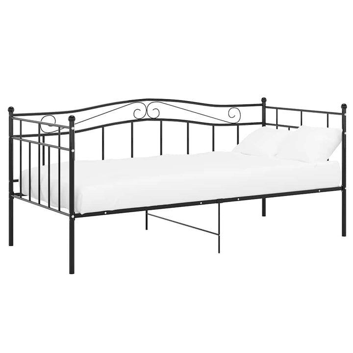sengestel til sovesofa 90x200 cm metal sort