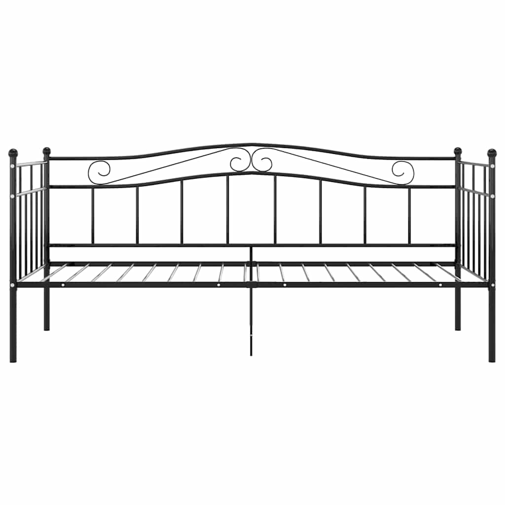 sengestel til sovesofa 90x200 cm metal sort