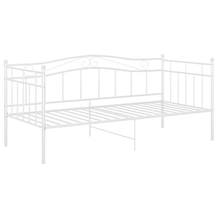 sengestel til sovesofa 90x200 cm metal hvid