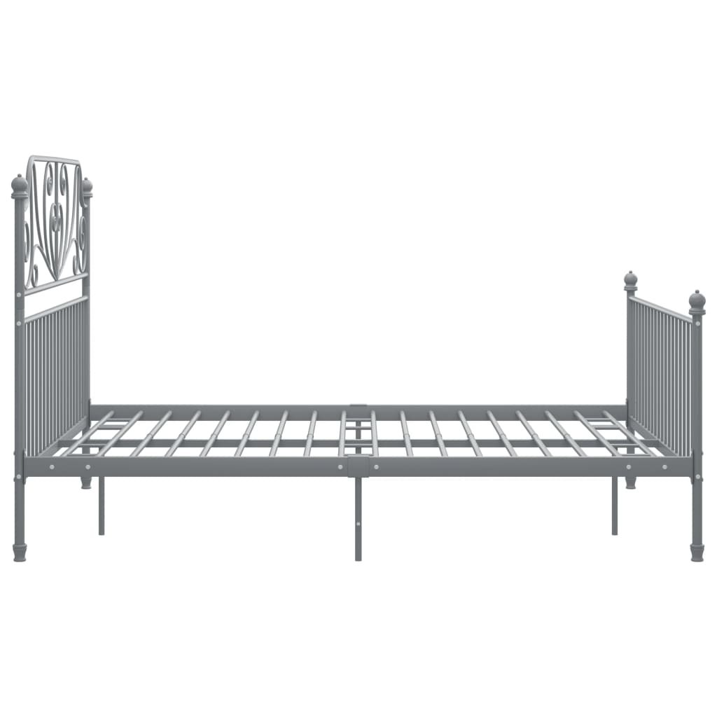 sengestel 160x200 cm metal grå