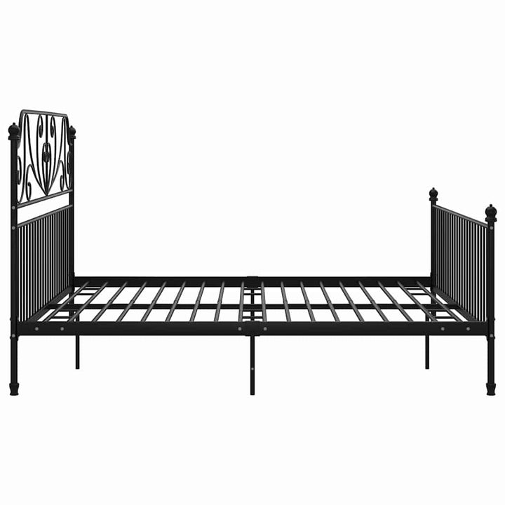 sengestel 180x200 cm metal sort