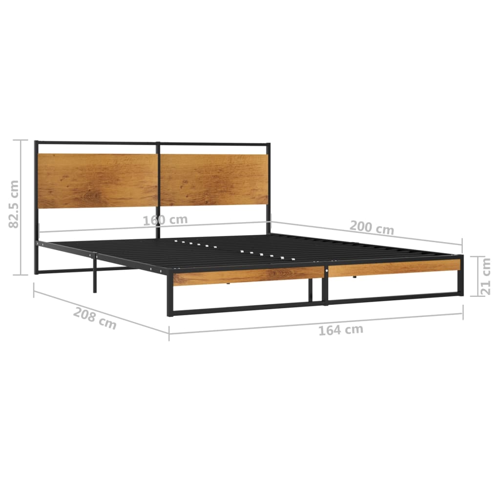 sengestel 160x200 cm metal