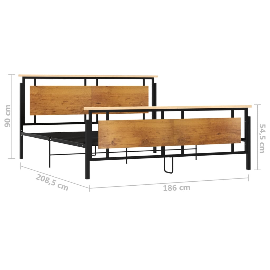 sengestel 180x200 cm metal