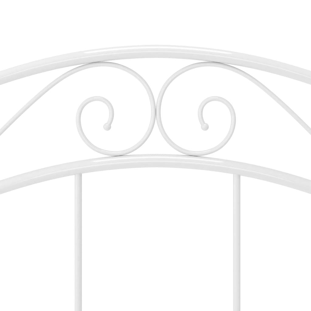 sengestel 100x200 cm metal hvid