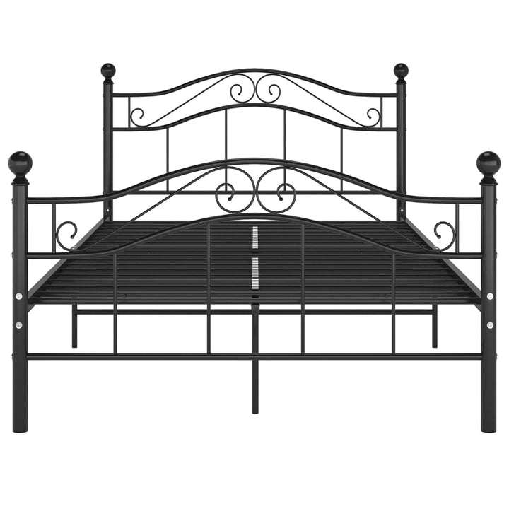 sengestel 120x200 cm metal sort