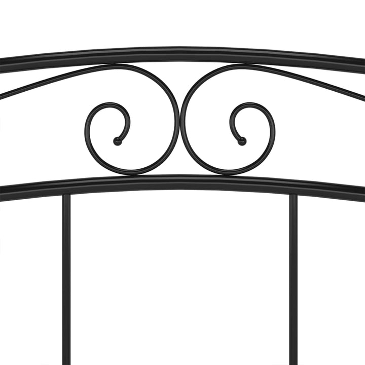 sengestel 140x200 cm metal sort