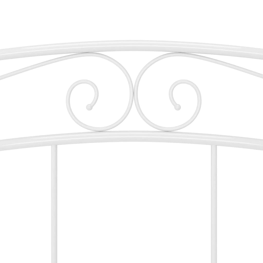 sengestel 140x200 cm metal hvid
