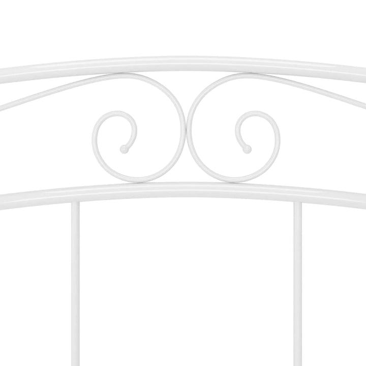 sengestel 140x200 cm metal hvid