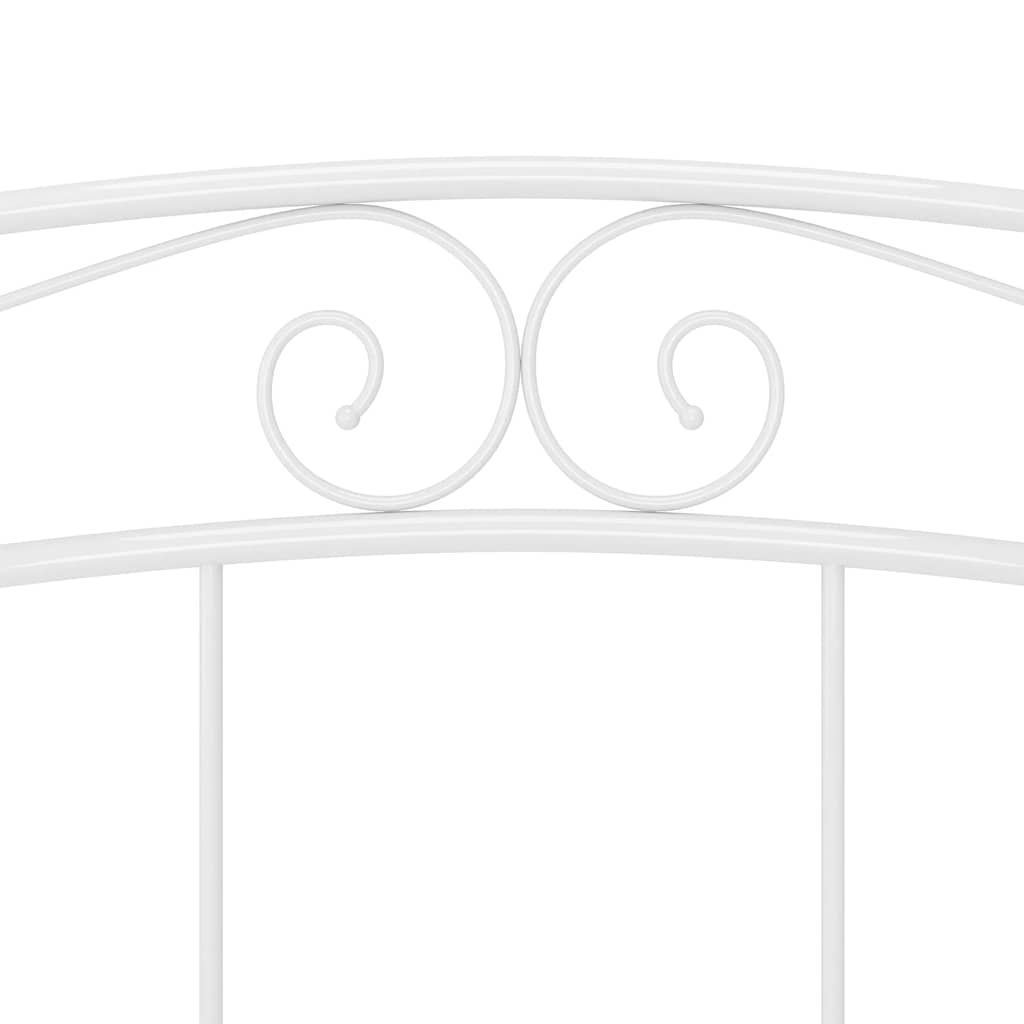 sengestel 160x200 cm metal hvid