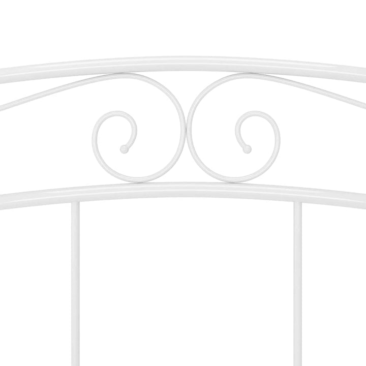 sengestel 160x200 cm metal hvid