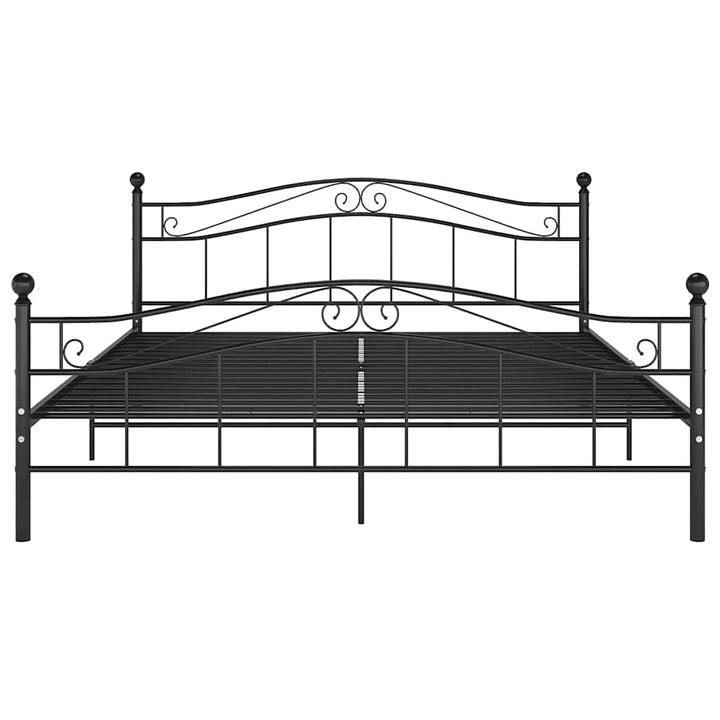 sengestel 180x200 cm metal sort