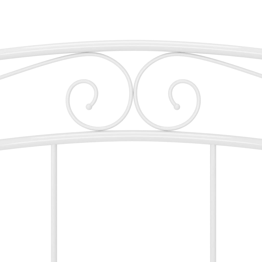 sengestel 180x200 cm metal hvid