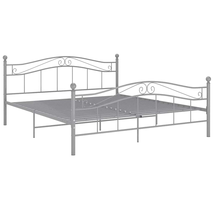 sengestel 180x200 cm metal grå
