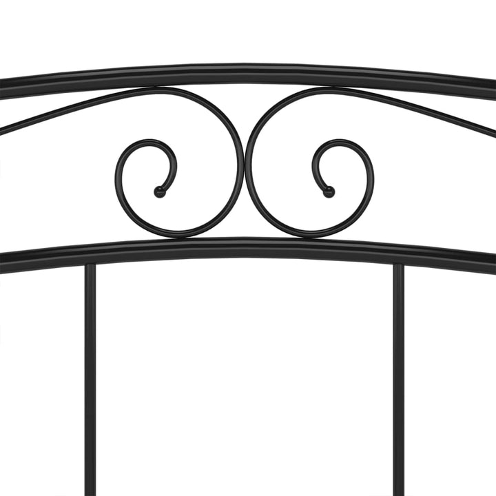 sengestel 200x200 cm metal sort