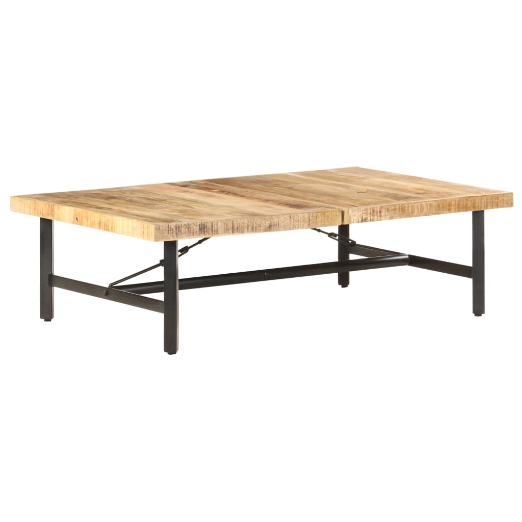 sofabord 142x90x42 cm massivt mangotræ