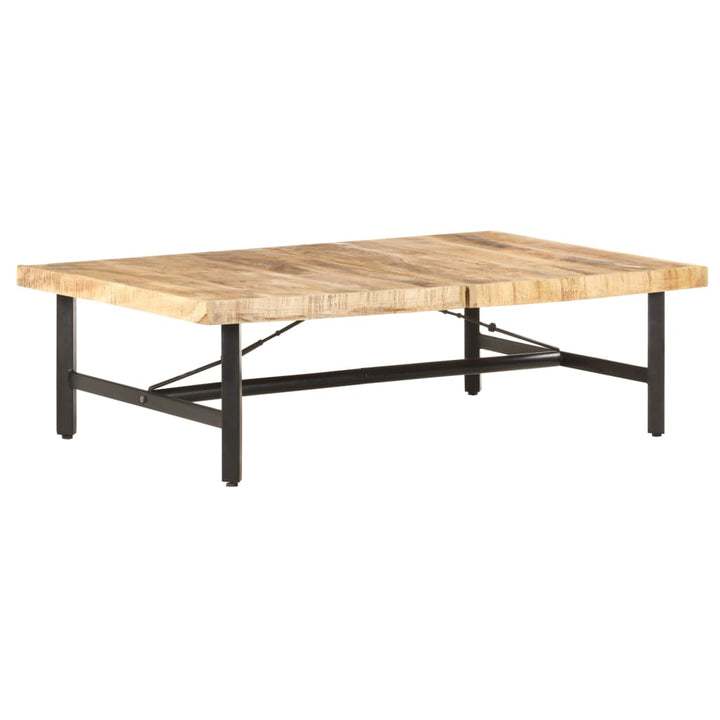 sofabord 142x90x42 cm massivt mangotræ
