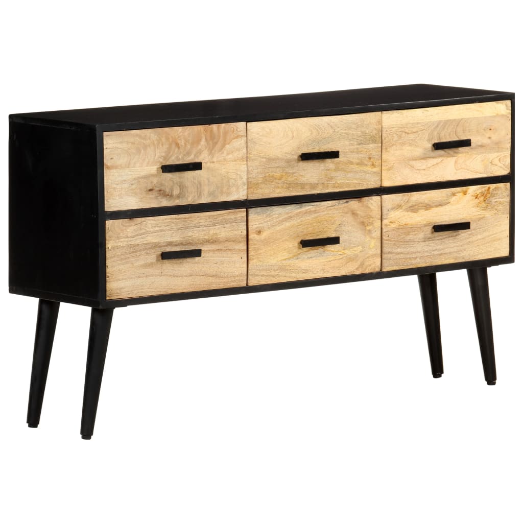 skænk 110x33x64 cm massivt mangotræ