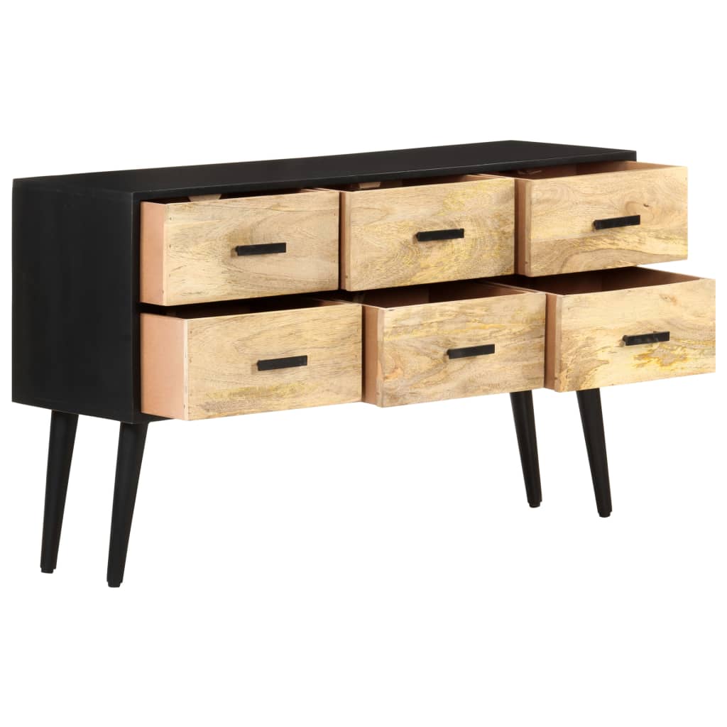skænk 110x33x64 cm massivt mangotræ