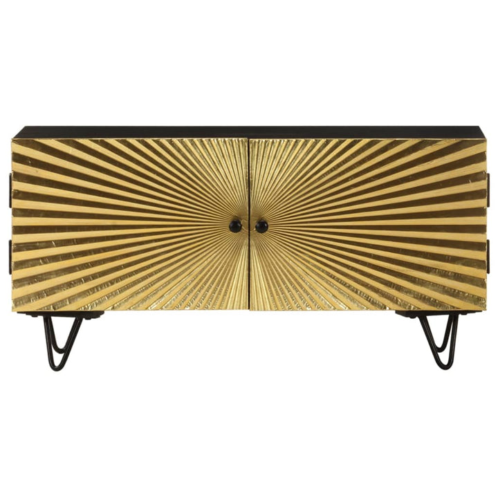 tv-skab 90x30x45 cm massivt mangotræ