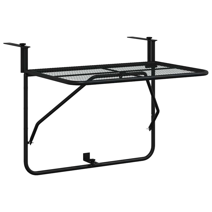 altanbord 60x40 cm stål sort