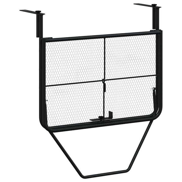 altanbord 60x40 cm stål sort