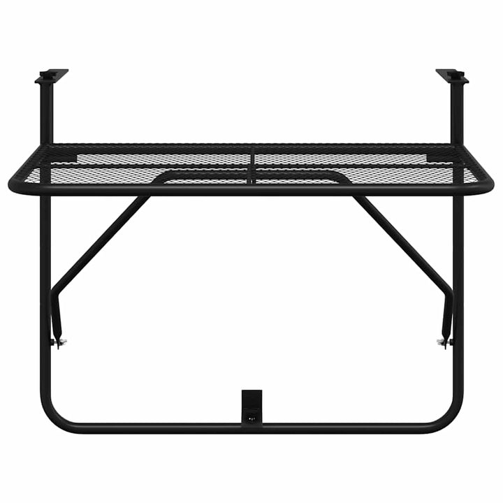 altanbord 60x40 cm stål sort