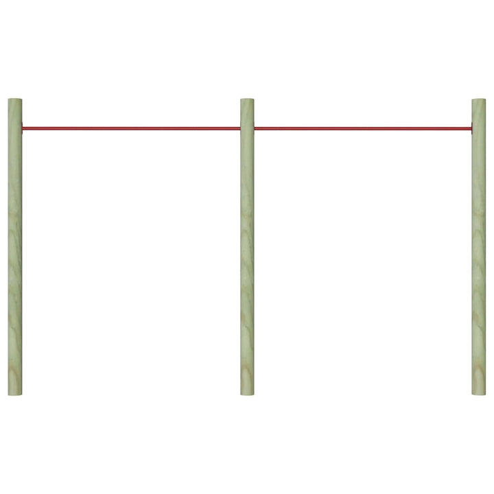 kolbøttestang 2 stk. 125 cm stål rød