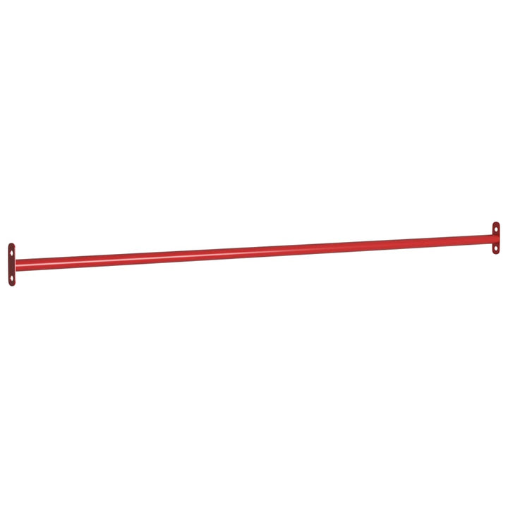 kolbøttestang 3 stk. 125 cm stål rød