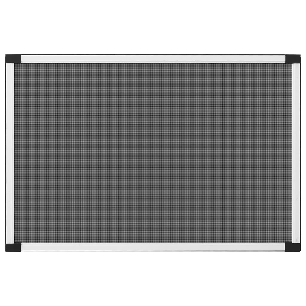 udvideligt insektnet til vinduer (75-143)x50 cm hvid