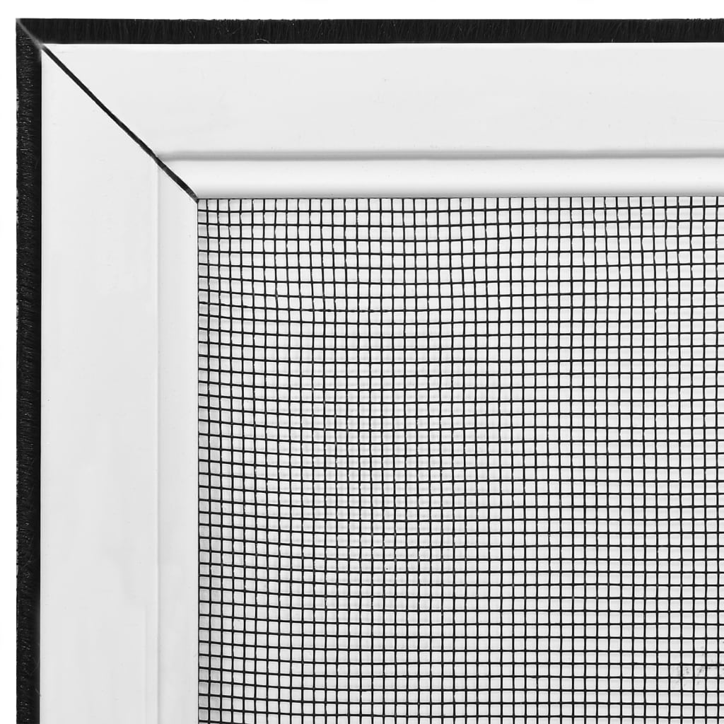 udvideligt insektnet til vinduer (75-143)x50 cm hvid