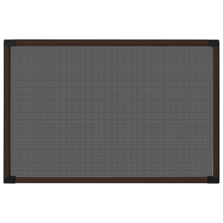 udvideligt insektnet til vinduer (100-193)x75 cm brun