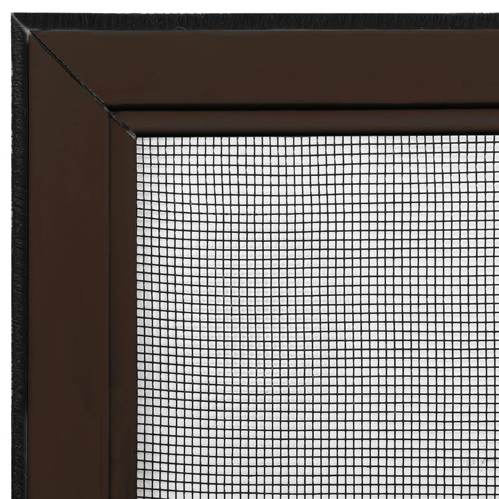 udvideligt insektnet til vinduer (100-193)x75 cm brun