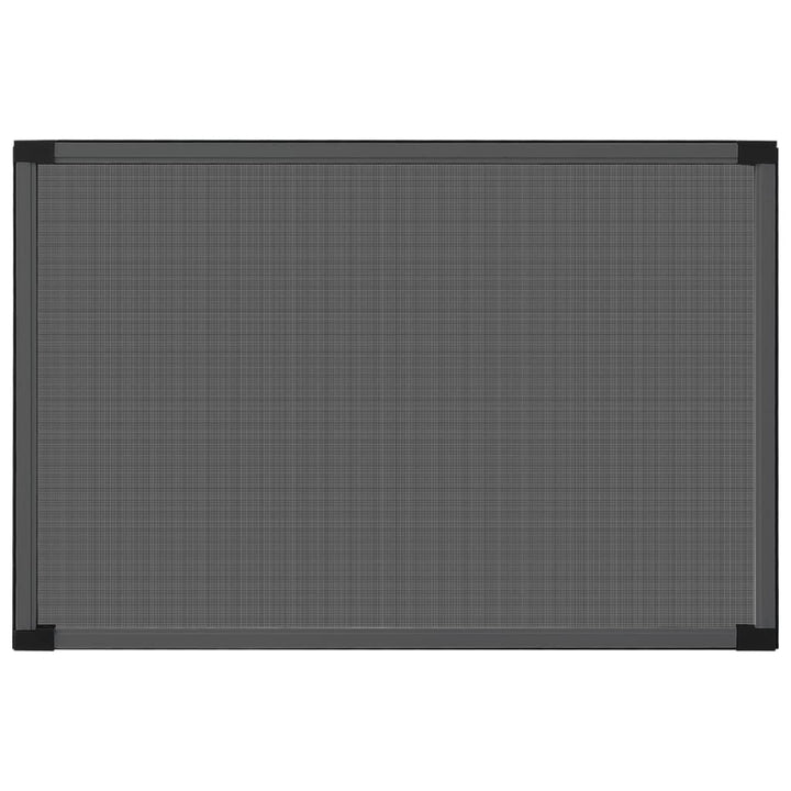 udvideligt insektnet til vinduer (100-193)x75 cm antracitgrå