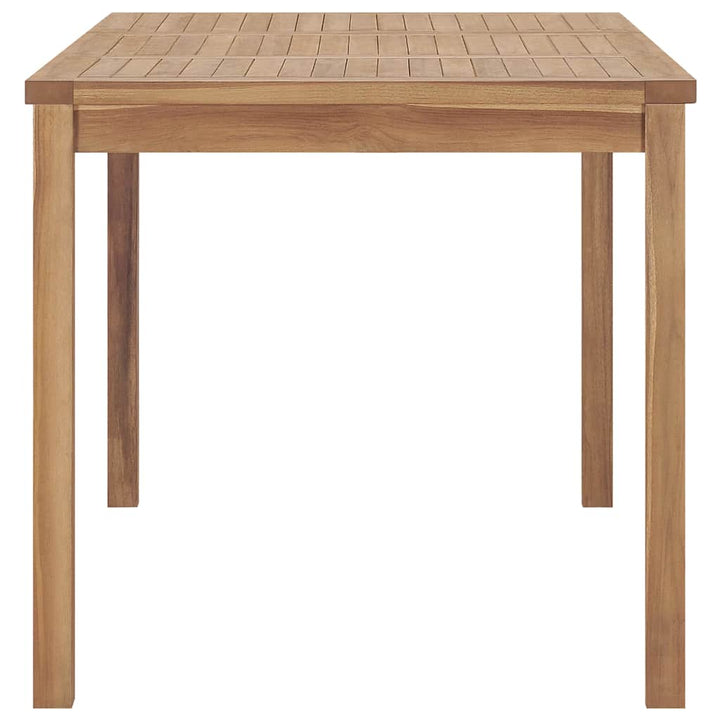 havebord 140x80x77 cm massivt teaktræ
