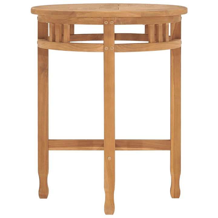 bistrobord Ø60x75,5 cm massivt teaktræ