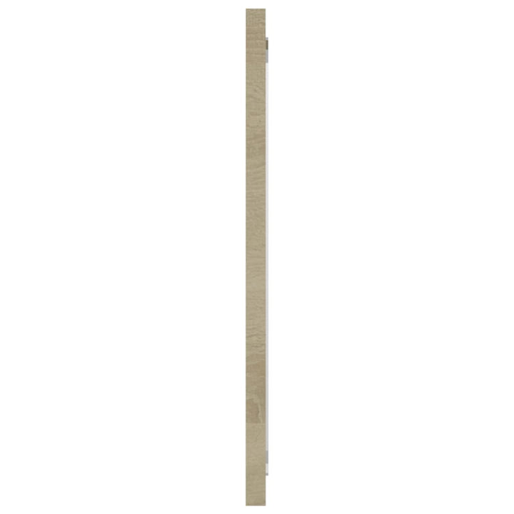 badeværelsesspejl 80x1,5x37 cm spånplade sonoma-eg