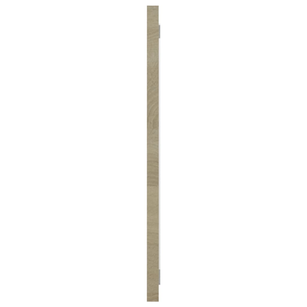 badeværelsesspejl 90x1,5x37 cm spånplade sonoma-eg