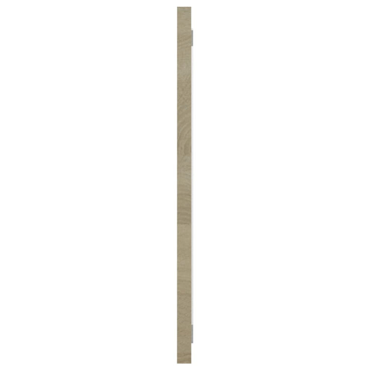 badeværelsesspejl 90x1,5x37 cm spånplade sonoma-eg