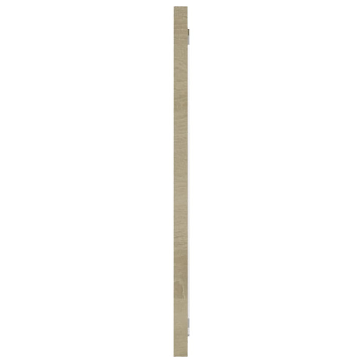 badeværelsesspejl 100x1,5x37 cm spånplade sonoma-eg