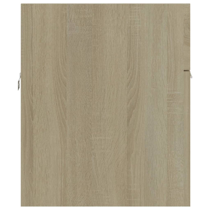 vaskeskab 90x38,5x46 cm konstrueret træ grå