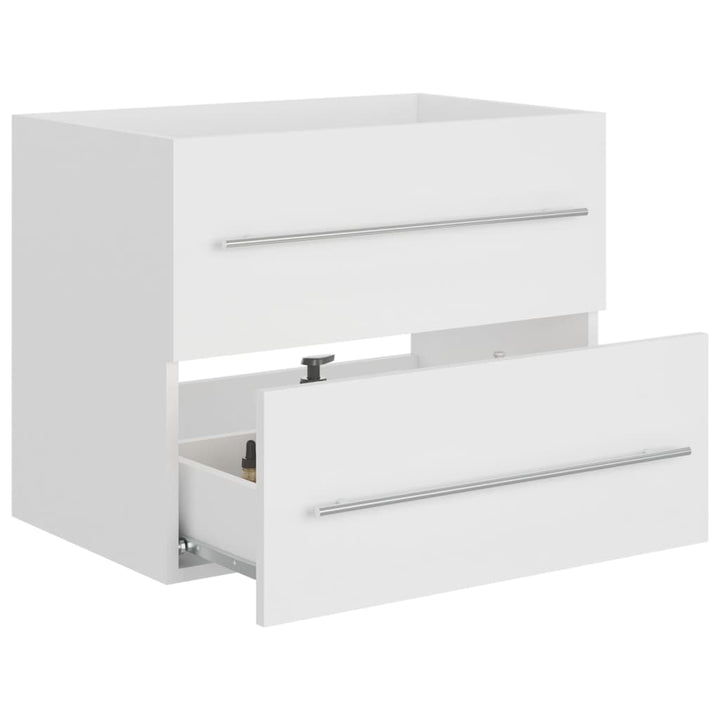 skab til håndvask 60x38,5x48 cm konstrueret træ hvid