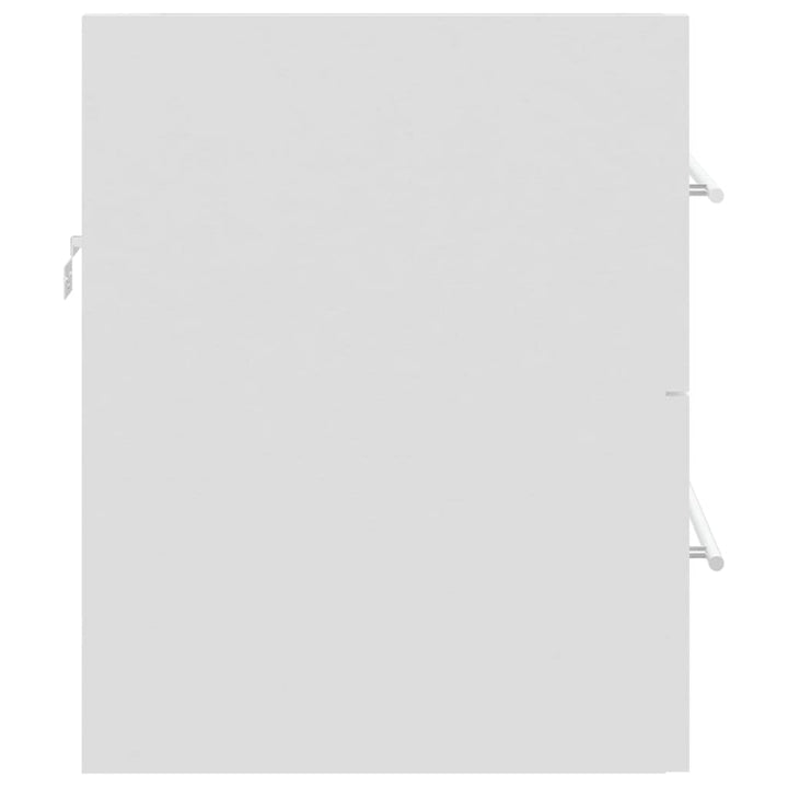 skab til håndvask 60x38,5x48 cm konstrueret træ hvid